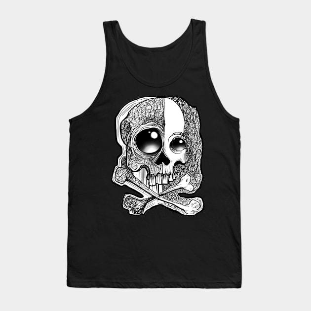 Skullandbones Tank Top by Sing-Toe-Wrote 